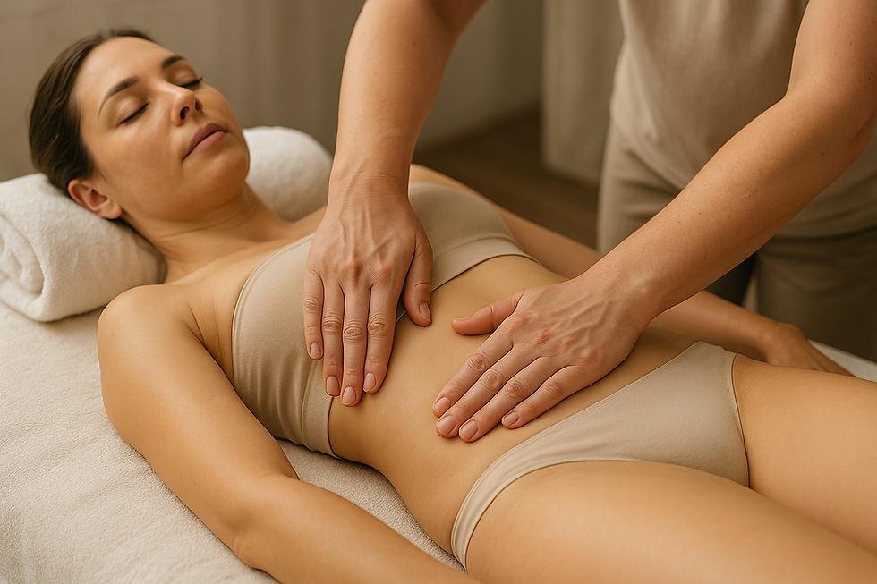 Post-surgery lymphatic drainage massage for women in Dubai
