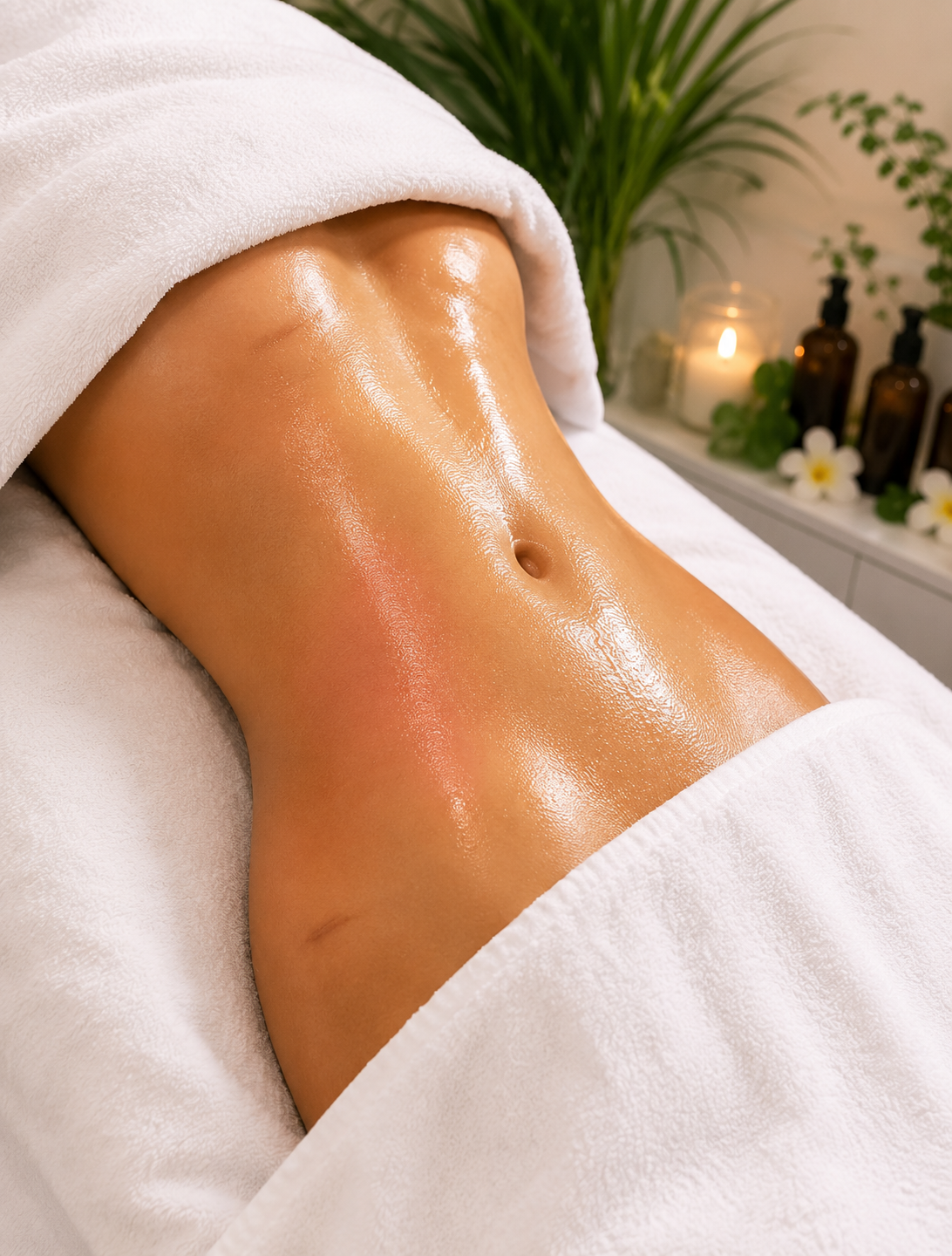 Professional lymphatic drainage massage at home in Dubai